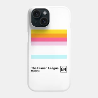 Hysteria / Minimalist Style Graphic Artwork Design Phone Case