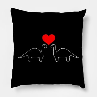 Dino Love Pillow