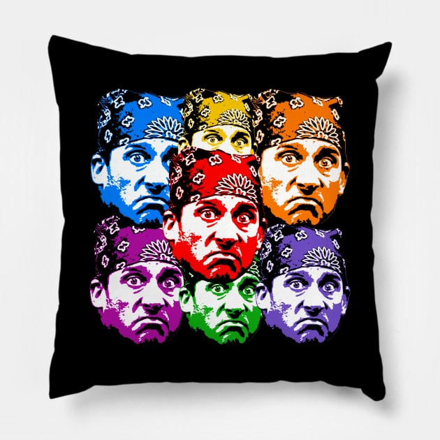 Prison Mike Pillow by childofthecorn