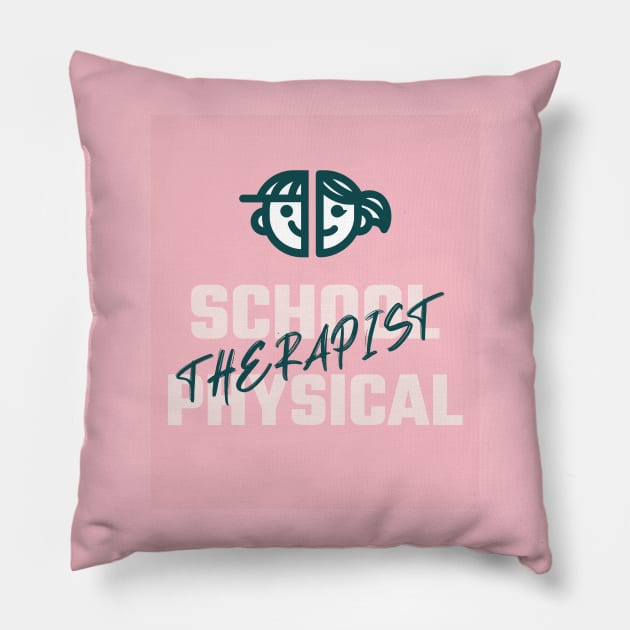 School Physical Therapist Pillow by Designs by Eliane