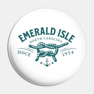 Emerald Isle, NC Beach Knot Summer Vacation Pin