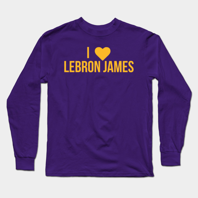 i love lebron shirt