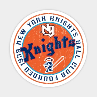 New York Knights Ball Club seal patch Magnet