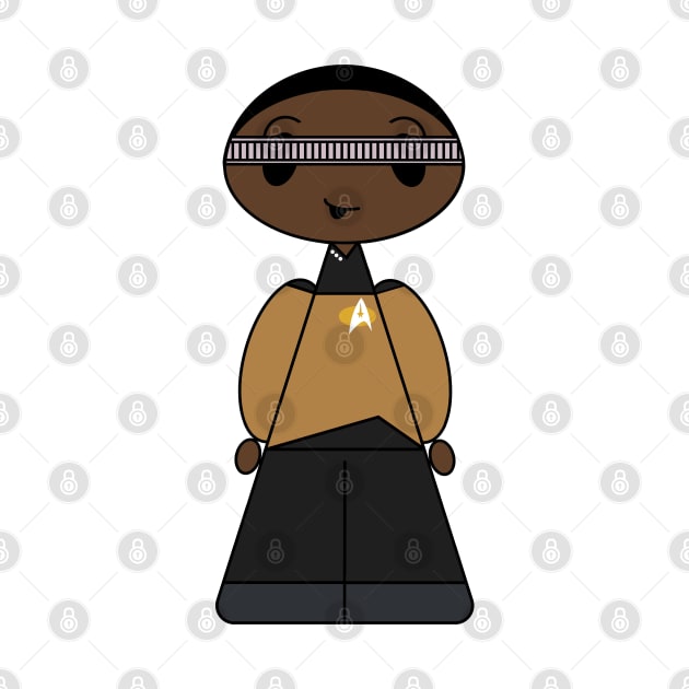 Comicones #45 - Geordi LaForge by Official Comicones