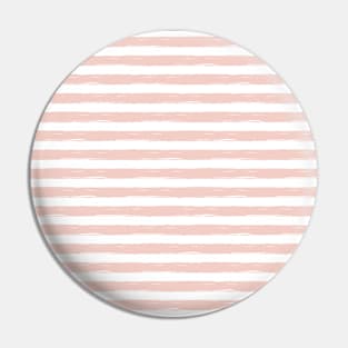 Pastel pink stripes Pin