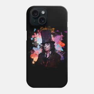 Alice Cooper - Watercolor Illustration Phone Case