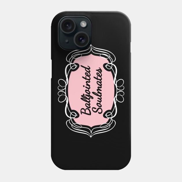 Balljointed Soulmates Design White rose Phone Case by Qwerdenker Music Merch