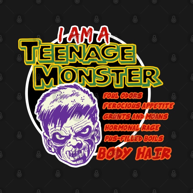 TEENAGE MONSTER by David Hurd Designs