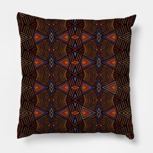 African Tribal Dance Pillow