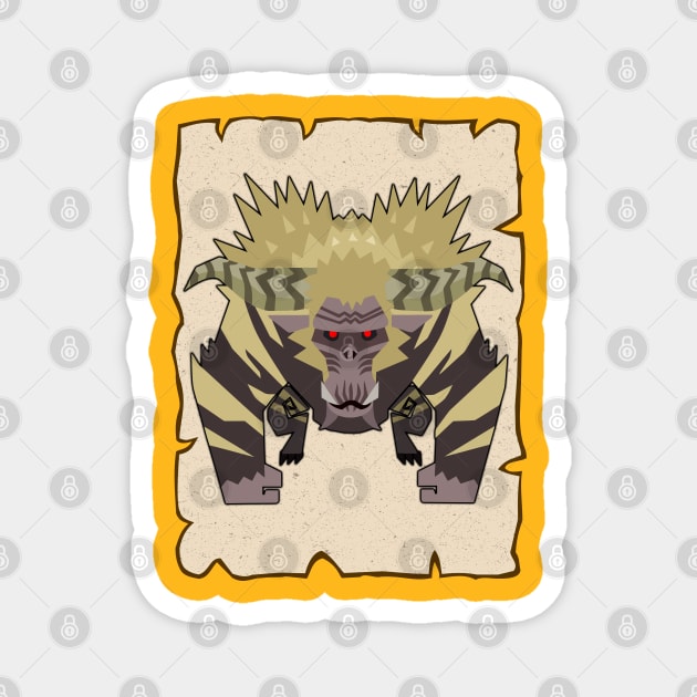 Furious Rajang Quest! Magnet by MaxMeCustom