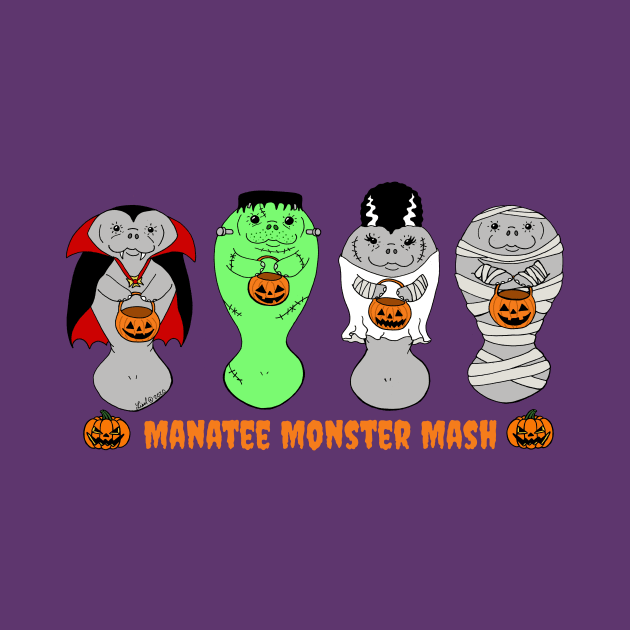 Manatee Monster Mash by HonuHoney