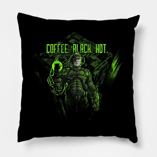 Borg Like Coffee Pillow by LivMat