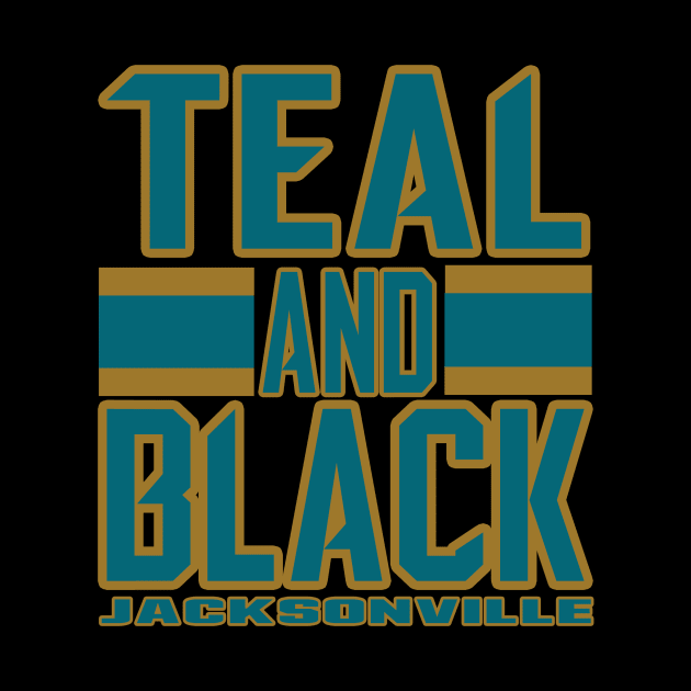 Jacksonville LYFE Teal and Black True Football Colors! by OffesniveLine