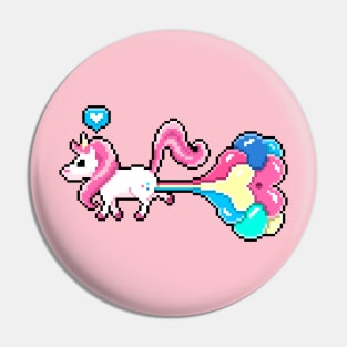 Farting Unicorn Pin