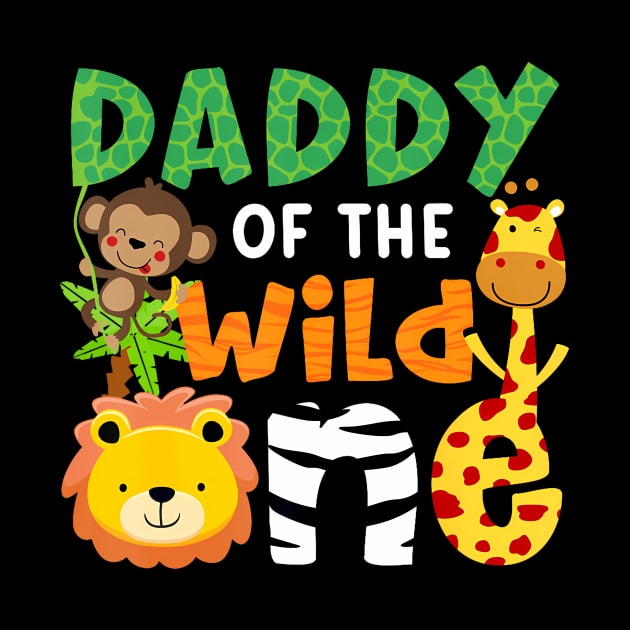 Daddy of the Wild One Zoo Theme Bday Safari Jungle Animals by Eduardo
