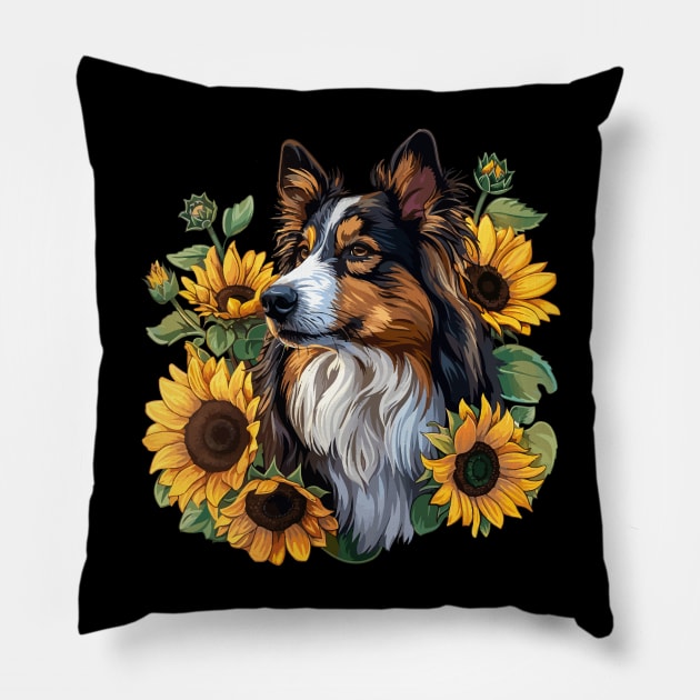 Sheltie Pillow by VelvetRoom