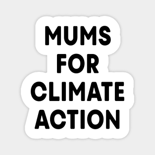 Mums for Climate Action (White) Magnet