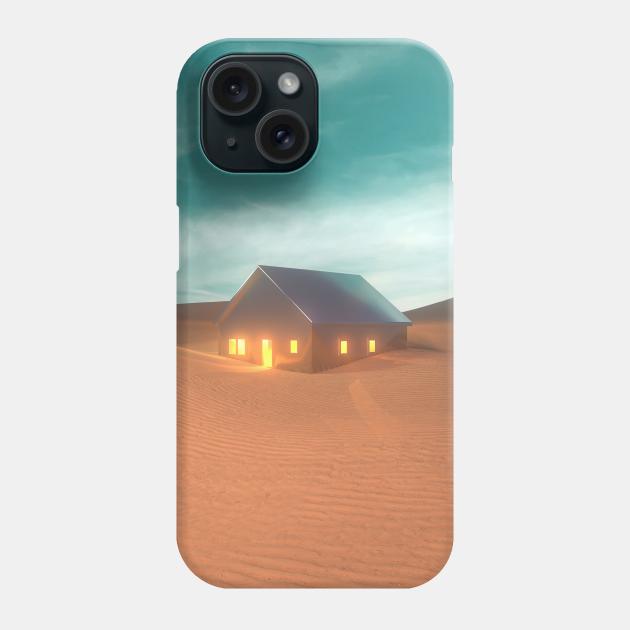 Alone in the desert Phone Case by esawiyy