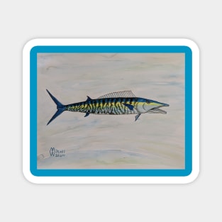 Wahoo fish study Magnet