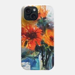Loose Floral Watercolor #07 Phone Case