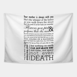 Mom poem Tapestry