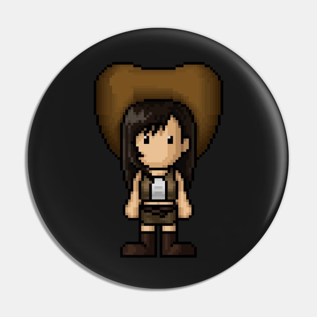 FF7 Nibelheim Tifa Pin by PixelKnight