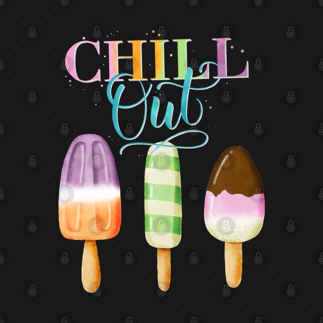 Chill out with popsicles by CalliLetters