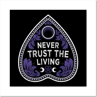 Never Trust The Living - Creepy Cute Goth - Occult Pin for Sale by Nemons