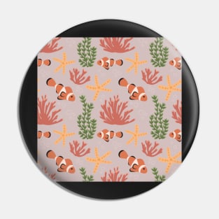 Clownfish & Anemones 2 Pin