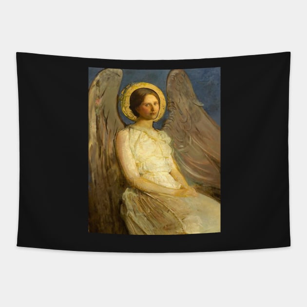 Angel Meditating Heaven Sent 107 Tapestry by hispanicworld