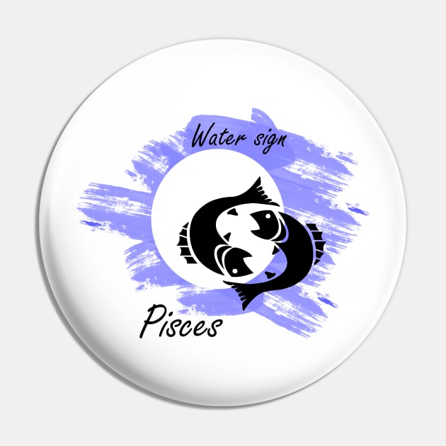 Pisces Pin by Warp9