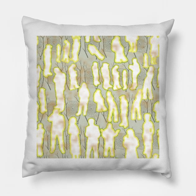 Ghosts Pillow by MAMMAJAMMA