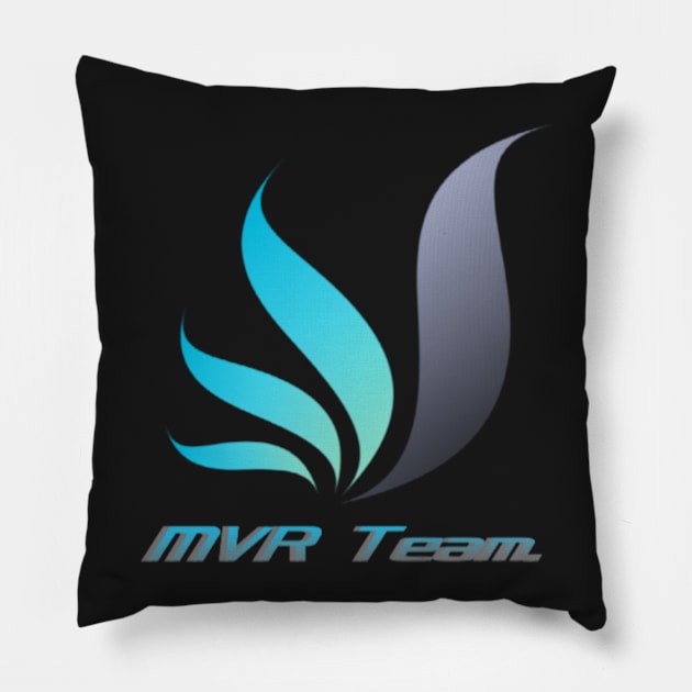 Big logo MVR Team Pillow by AlbertoTakeda