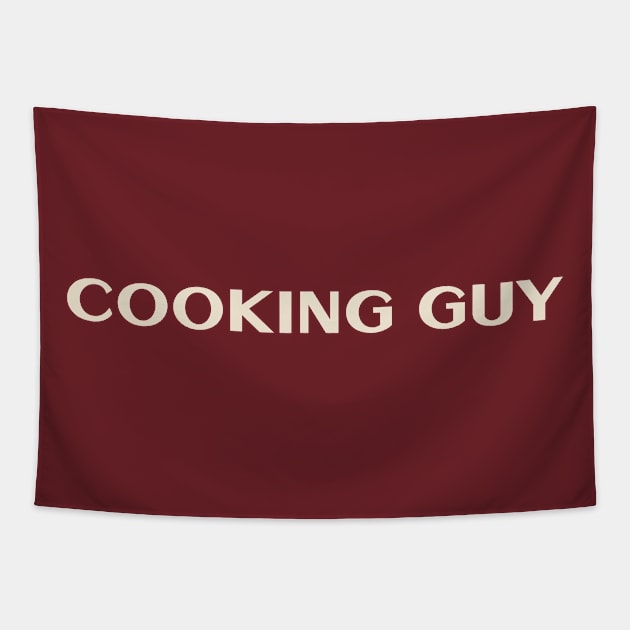 Cooking Guy That Guy Funny Ironic Sarcastic Tapestry by TV Dinners