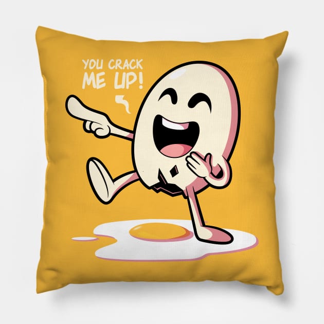 Crack Me Up! Pillow by pedrorsfernandes