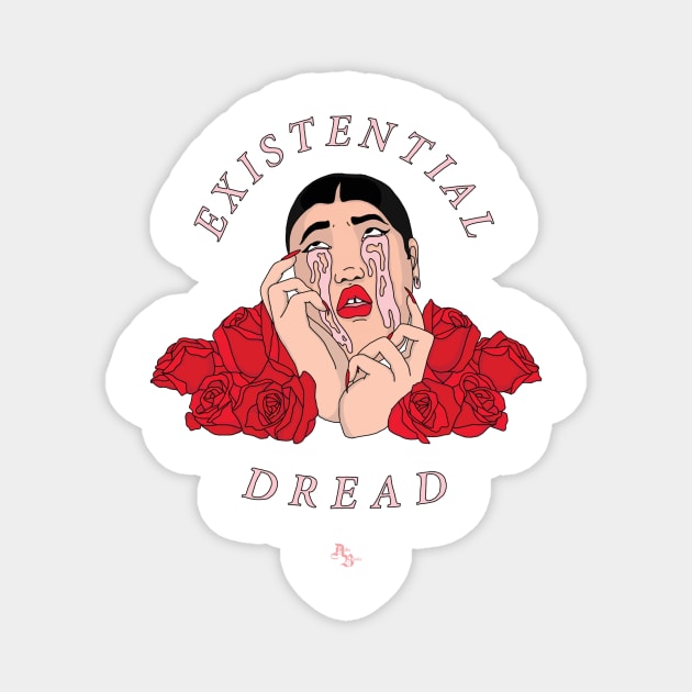 Existential Dread Magnet by AilieBanks