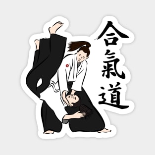 Aikido Irimi Nage - Colour Magnet