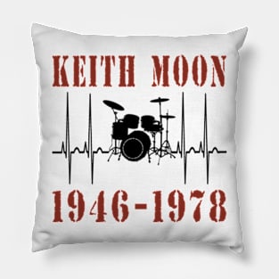 Keith Moon 1946 1978 Music D25 Pillow