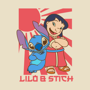 Lilo & Stich Retro Japanese T-Shirt