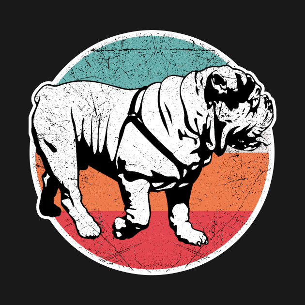 Vintage Retro Bulldog by aaltadel