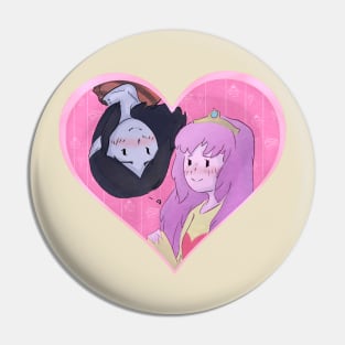 Bubbline. Marceline & PB. Adventure Time Pin