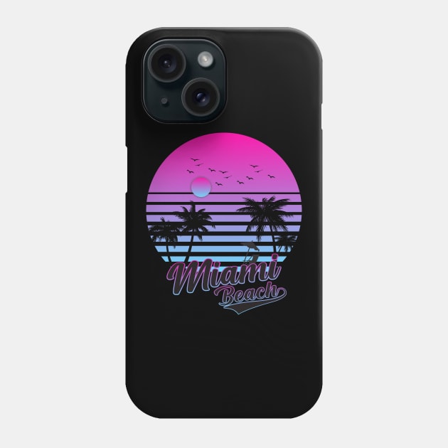 Miami Beach Phone Case by Rans Society