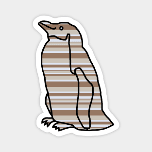 Stone Stripes Penguin Magnet