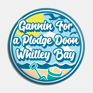 Gannin for a plodge doon Whitley Bay - Going for a paddle in the sea at Whitley Bay Pin