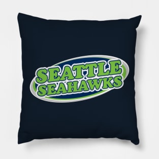 SEATTLE SEAHAWKS LOGO GREEN CIRCLE Pillow