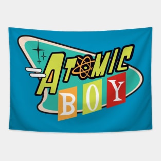 Atomic Boy Logo Tapestry