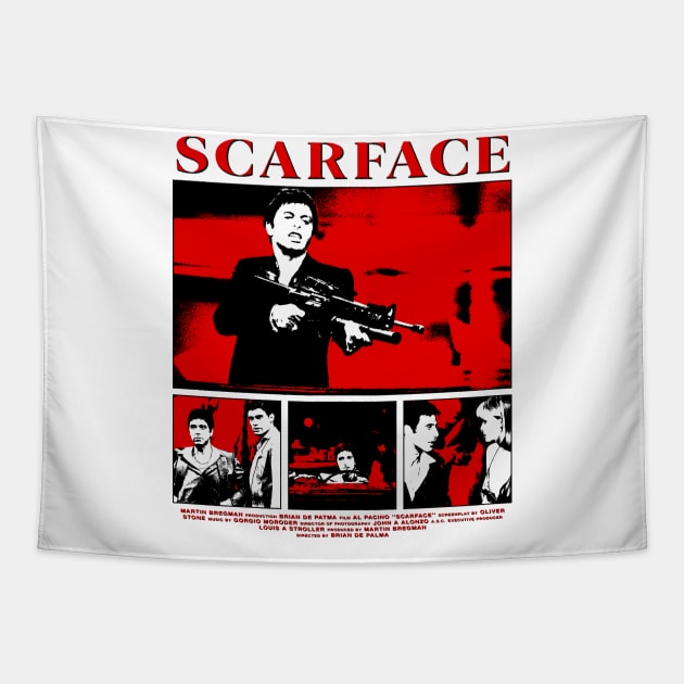 scarface Tapestry by Genetics art