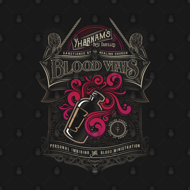 Yharnam's Blood Vials - Bloodborne - T-Shirt