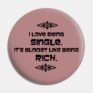 Single woman Pin