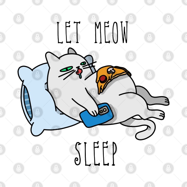 LET MEOW SLEEP by kurokitsune